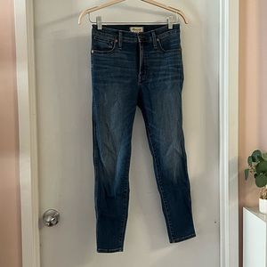 Madewell Jeans, 10” high rise skinny